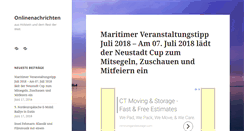 Desktop Screenshot of hallo-holstein.de